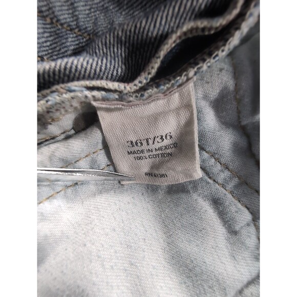 Polo Ralph Lauren Jeans Authentic Dungarees 100% Cotton Denim Mens 36Tx36 - Picture 16 of 16